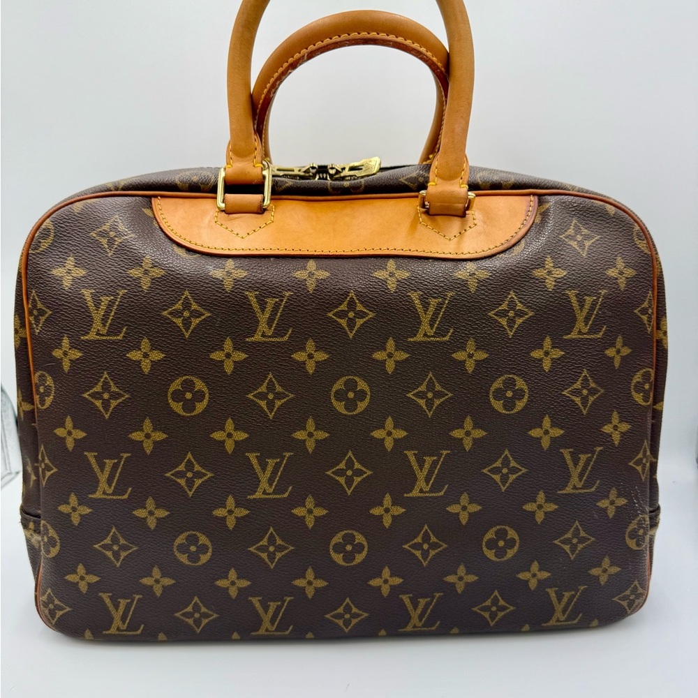 Louis Vuitton LV Monogram Deauville Hand Bag Vintage #53176A